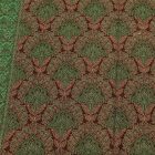 Dámsky šál 215x105 zeleno-hnedý elegantný dámsky šál