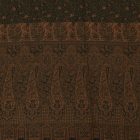 Elegantný dámsky šál 215x105 tmavo zelený s autentickým vzorom